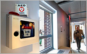 automated external defibrillator